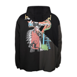 HACULLA IN CONCERT CUT-UP HOODIE