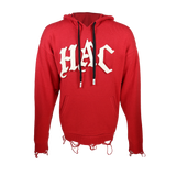 HAC DISTRESSED SWEATER HOODIE