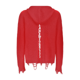HAC DISTRESSED SWEATER HOODIE