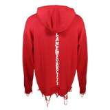 HAC DISTRESSED SWEATER HOODIE
