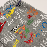 ALLOVER LOGO SHORTS