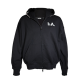 HA HOCKEY MASK FULL ZIP UP HOODIE