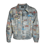 ALLOVER LOGO DENIM JACKET