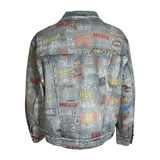 ALLOVER LOGO DENIM JACKET