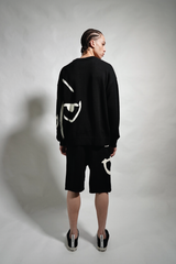 THE FACE SWEATER SHORTS
