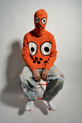 ORANGE MONSTER SKI MASK
