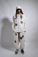 POLAROID COLLECTION SWEATPANTS - WHITE