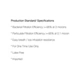 KN95 Protective Mask - Haculla Series - White (Pack of 5)