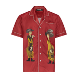 GOSSIP IN THE CACTUS GARDEN VISCOSE SHIRT