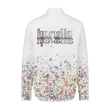 GLITCHED TERRY LONG SLEEVE SHIRT