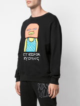 GET RICH STANDARD SHOULDER CREWNECK BLACK