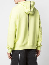 GLOSS DROP SHOULDER HOODIE LIME