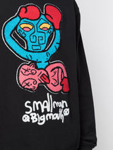 SMALL MAN BIG MOUTH STANDARD CREW BLACK