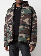 STROKE OF DNA BUBBLE JACKET JUNGLE CAMO