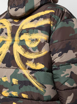 STROKE OF DNA BUBBLE JACKET JUNGLE CAMO