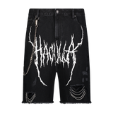 DEMON JEAN SHORT BLACK