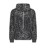 DEMON ANIMAL HOODIE GREY LEOPARD