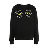 SIGNATURE EYES STANDARD SHOULDER CREWNECK BLACK