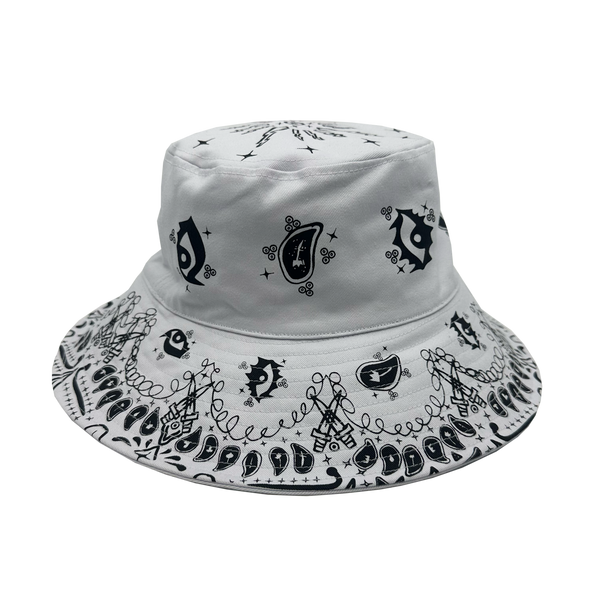 Armycrew Paisley Bandana Print 100% Cotton Bucket Hat – Unisex, Multi-Color