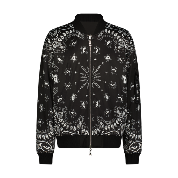 REVERSIBLE PAISLEY BOMBER