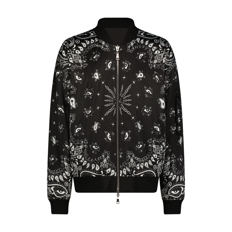 REVERSIBLE PAISLEY BOMBER