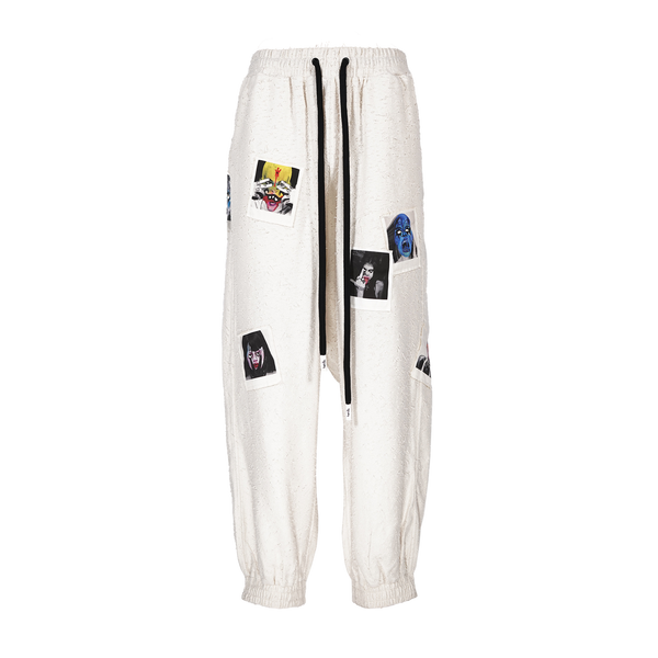 POLAROID COLLECTION SWEATPANTS - WHITE