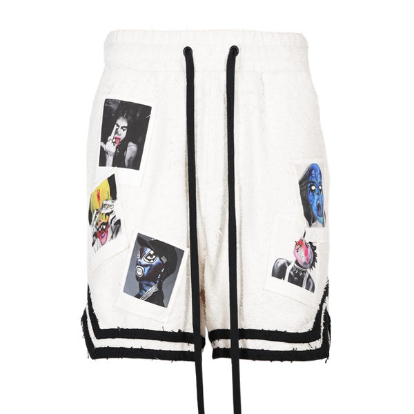 MAKING MEMORIES BASKETBALL SHORTS - WHITE
