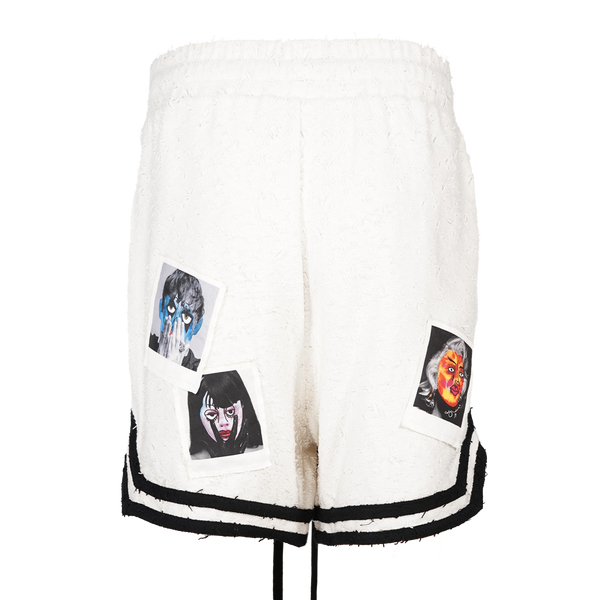 MAKING MEMORIES BASKETBALL SHORTS - WHITE