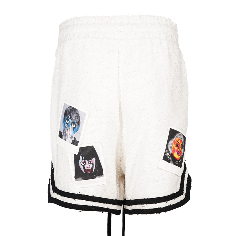 MAKING MEMORIES BASKETBALL SHORTS - WHITE