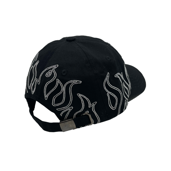 UP IN FLAMES DAD HAT
