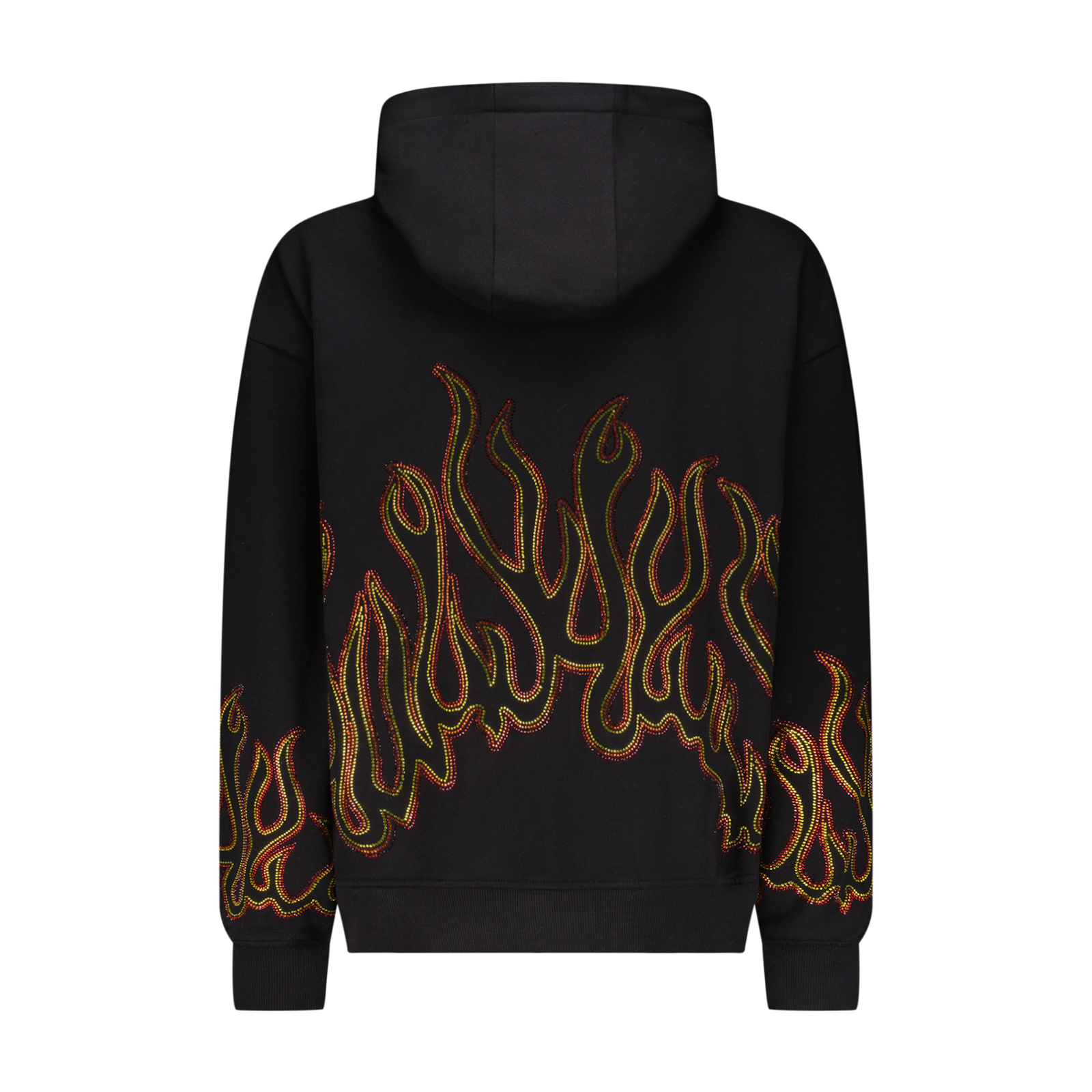 トップス jun/nakayama flame hoodie blk JUN/NAKAYAMA ジュン ナカヤマ SS25 FLAME ZIP HOODIE / BLK