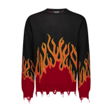 UP IN FLAMES SWEATER