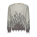 UP IN FLAMES SWEATER