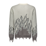 UP IN FLAMES SWEATER