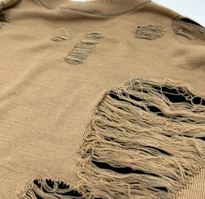 BLAZIN DISTRESSED HACULLA SWEATER