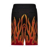 UP IN FLAMES SWEATER SHORTS