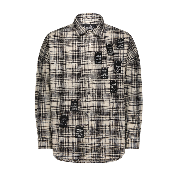 SAFETY TWEED WOVEN SHIRT