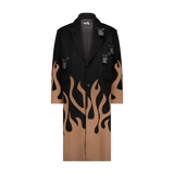 UP IN FLAMES OVERCOAT