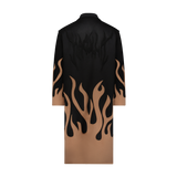 UP IN FLAMES OVERCOAT