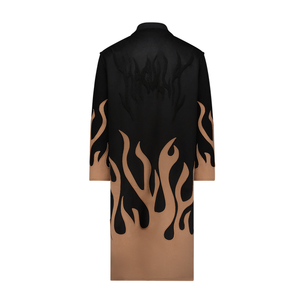 UP IN FLAMES OVERCOAT