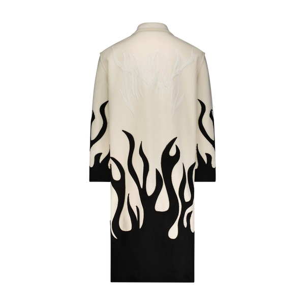 UP IN FLAMES OVERCOAT