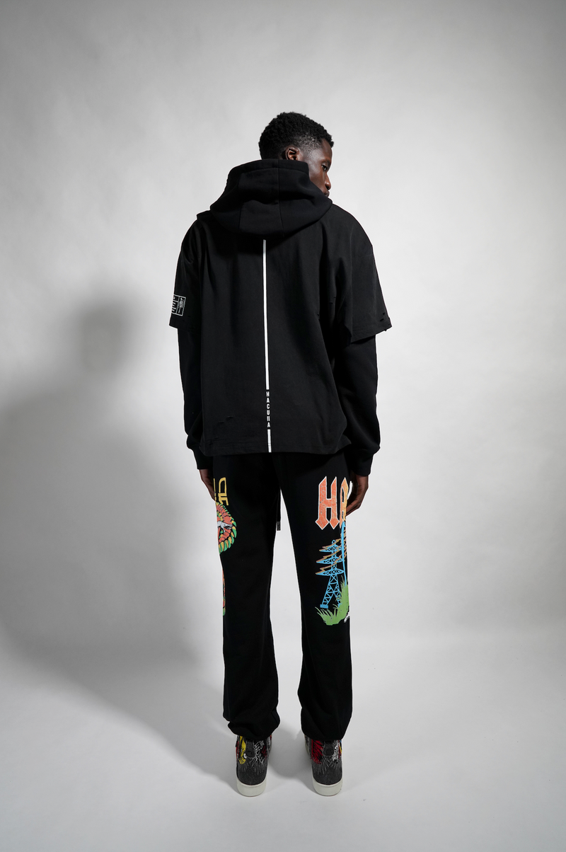 CROWN ROYALE WIDE LEG JOGGERS