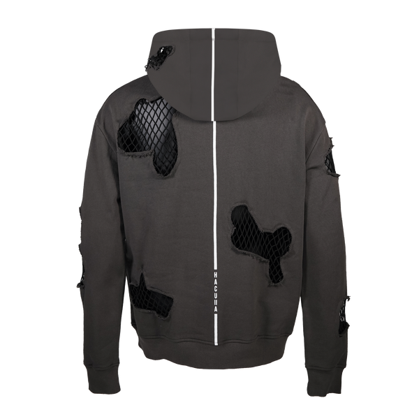 HACULLA IN CONCERT FISHNET HOODIE