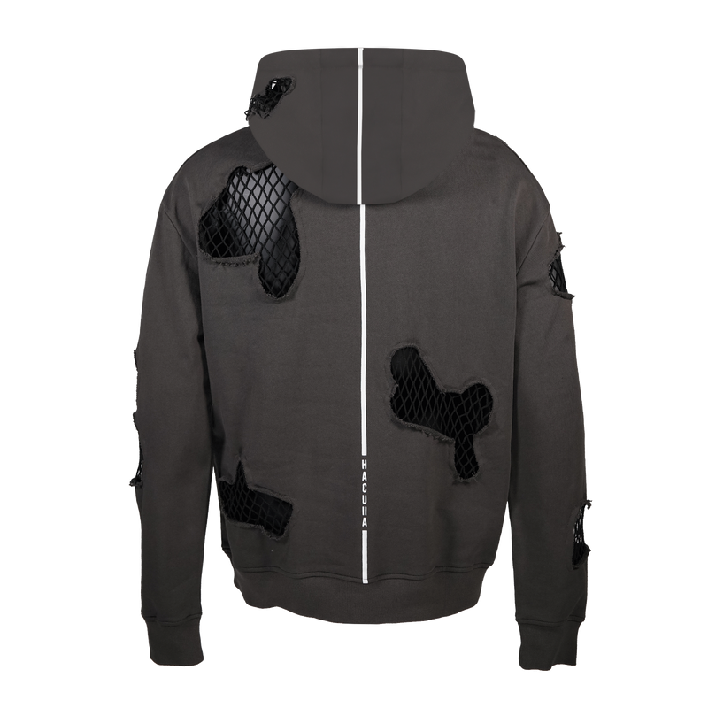 HACULLA IN CONCERT FISHNET HOODIE