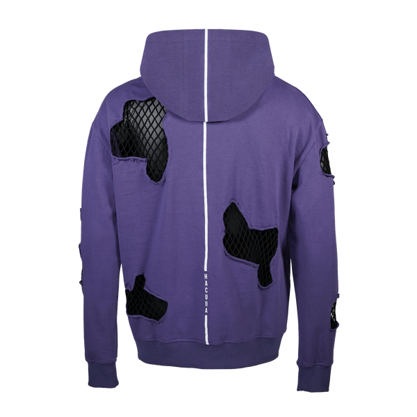 FEELIN ELECTRIC FISHNET HOODIE