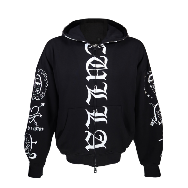 NOSTALGIA ZIP UP HOODIE