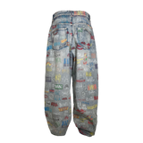 ALLOVER LOGO JEANS