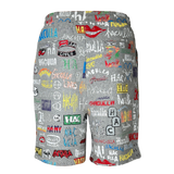 ALLOVER LOGO SHORTS