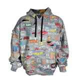 ALLOVER LOGO HOODIE