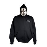 HA HOCKEY MASK FULL ZIP UP HOODIE